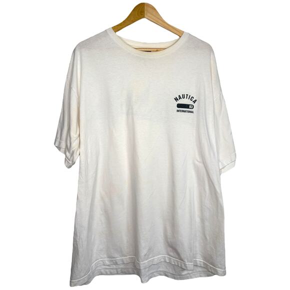 Vintage Nautica 83 sailing graphic tee XXL nautical 90s - Picture 1 of 4